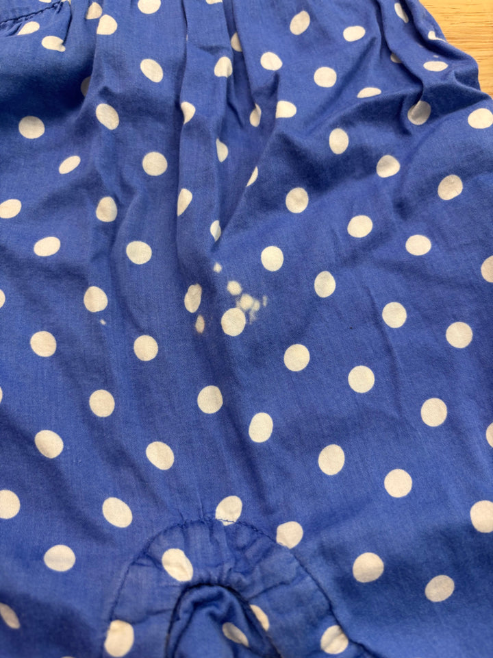 Gap Romper – Size 3–6M (Blue Polka Dot) play