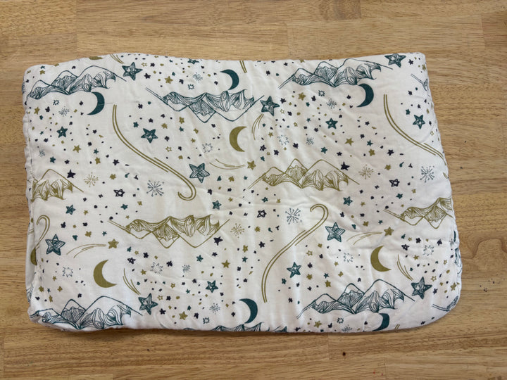 Nest Designs Toddler Pillow with Mountain Pillowcase