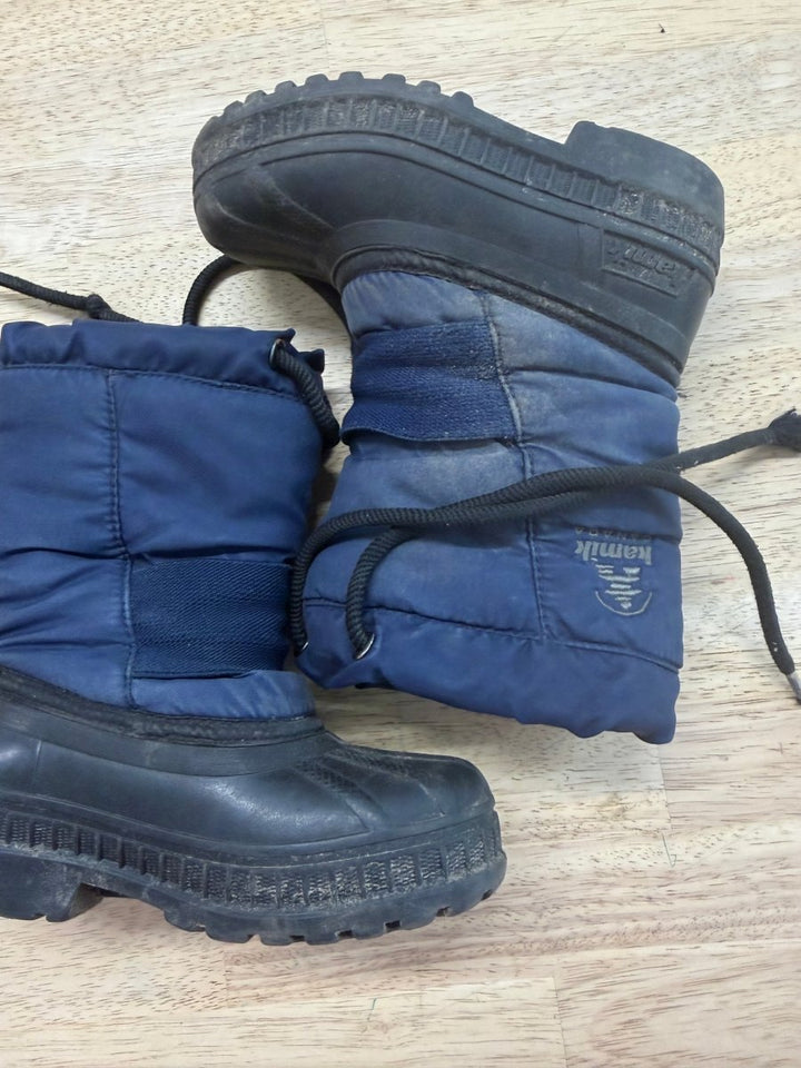 Kamik Navy & Black Galosh Snowboot – 8 - Nest and Sprout-Consignment