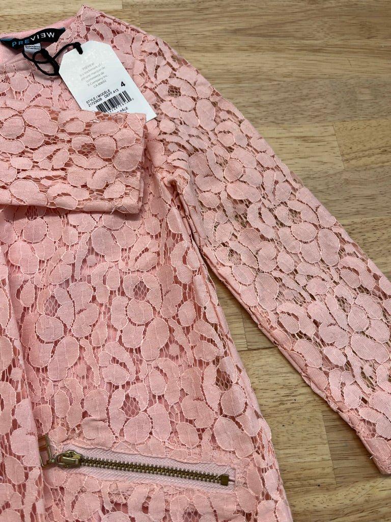 Preview Dress 4T - Lace Overlay (NWT) - Nest and Sprout - Consignment