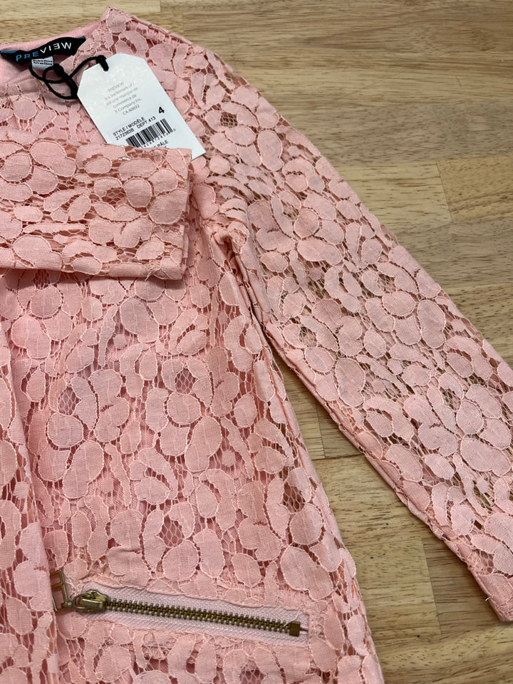 Preview Dress 4T - Lace Overlay (NWT)