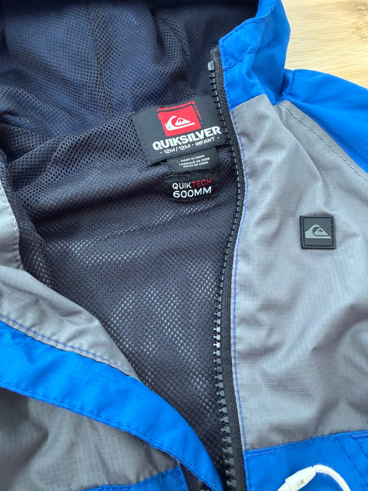 Quiksilver Lightweight Jacket – 12M | Grey & Blue