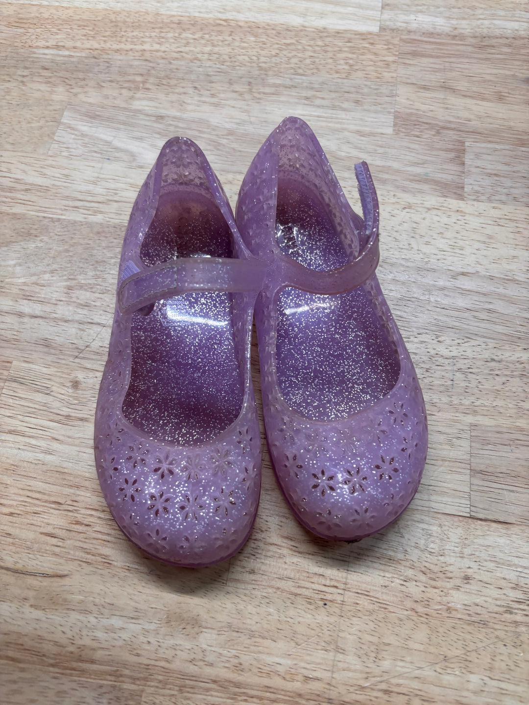 Purple Jelly Mary Janes Size 10