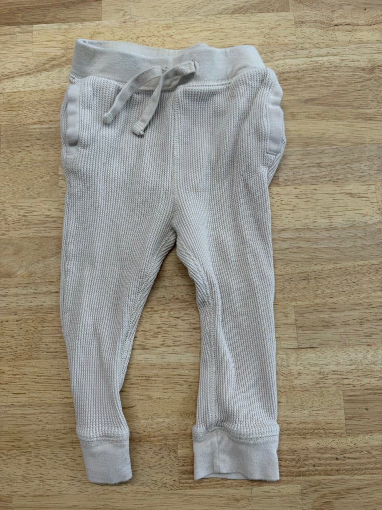 Gap Waffle Knit Legging Pant – 18–24M | Cream - Nest and Sprout - Consignment