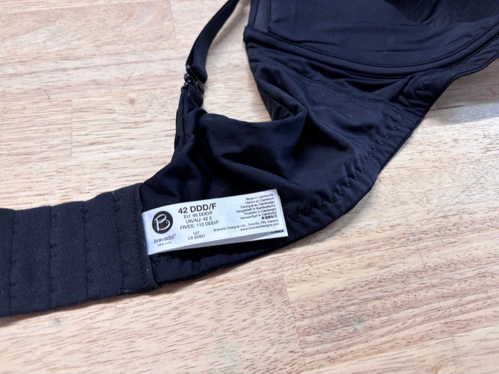 Bravado 42DDD/F Black Moulded Nursing Bra
