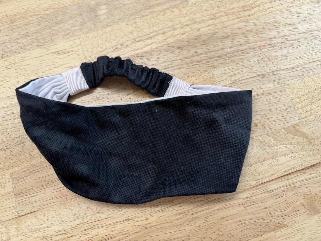 Lululemon Headband Black Pink Thick