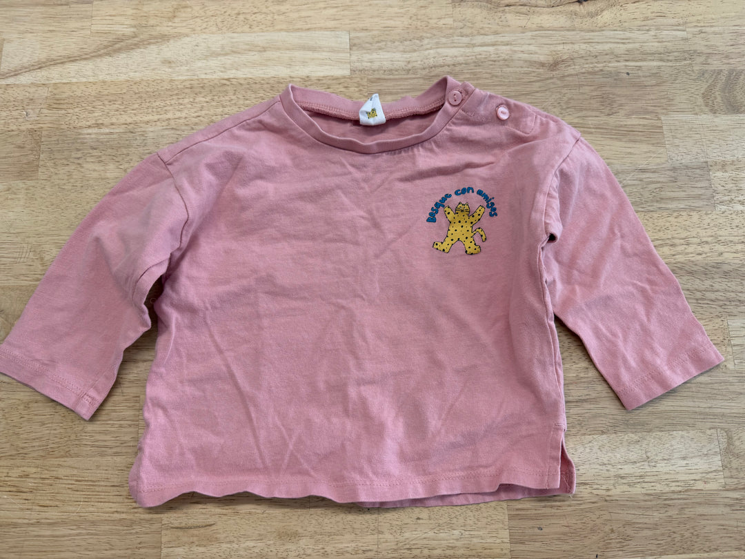 Molli Melli Graphic Shirt – 90 | Pink Bosque Con Amigos Cat