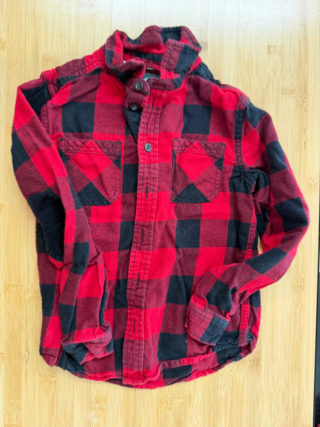 Roots Buffalo Plaid Flannel – 5–6Y | Excellent