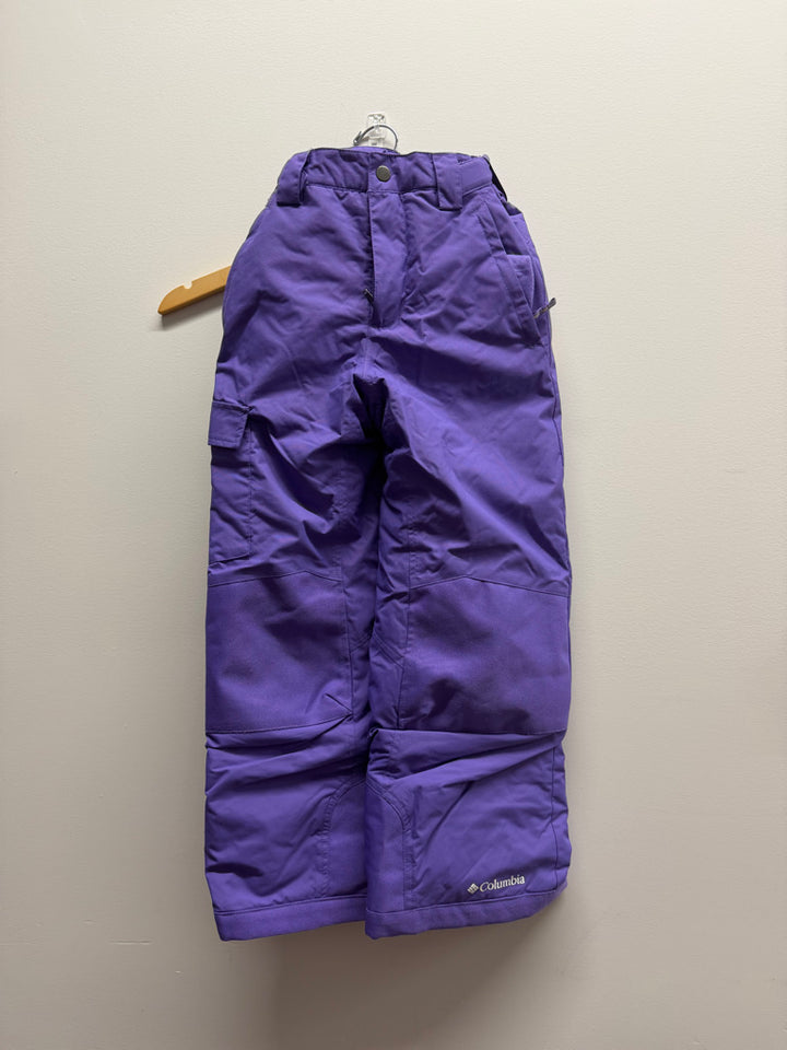 Columbia Omni-Heat Snow Pants – S (8Y) | Purple Adjustable Velcro Waist