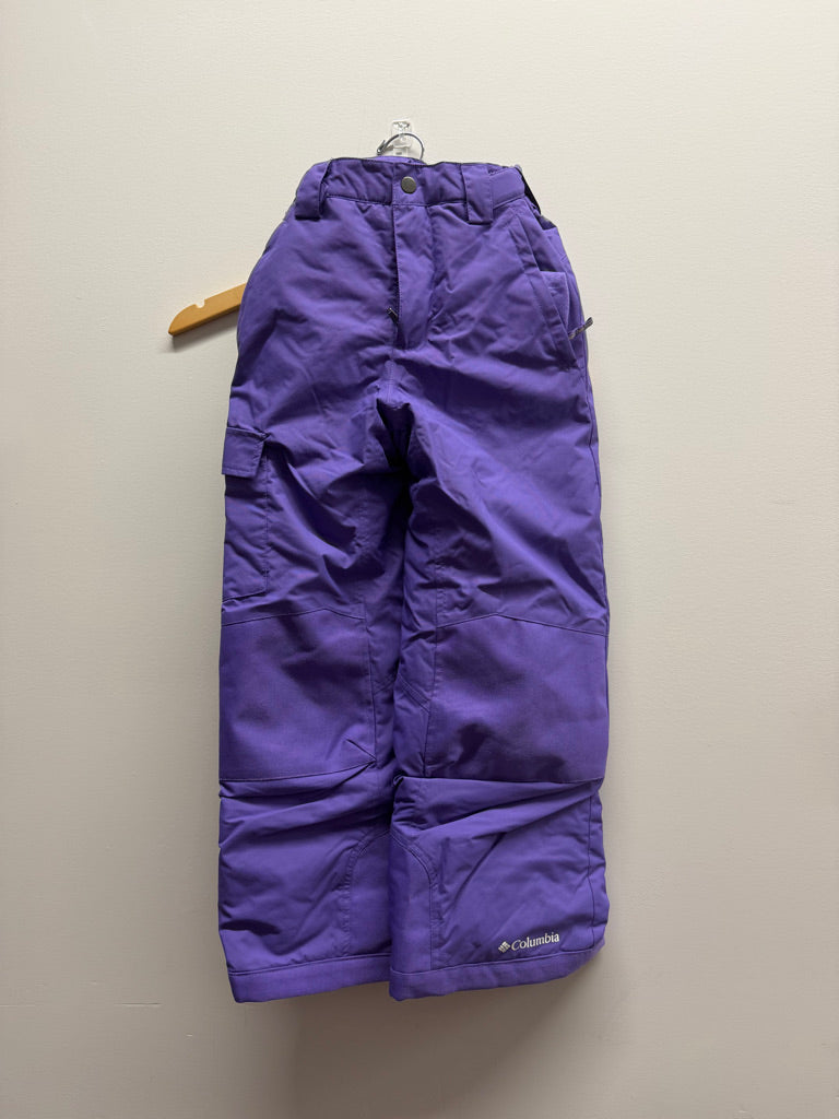 Columbia Bugaboo Snow Pants – 8 | Purple Omni-Heat Adjustable Velcro Waist