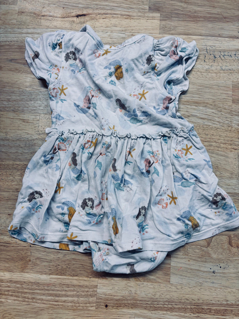 Loulou Lollipop Mermaid Bodysuit Dress – 12-18M PLAY