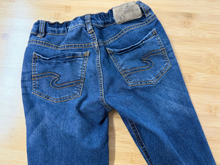 Silver Jeans Cairo Jeans – 8 (134cm) | Medium Wash Elastic Adjustment | Play