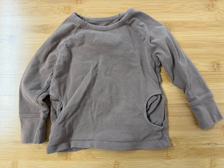 Pehr Long Sleeve Shirt – 18–24M | Light Brown with Pocket
