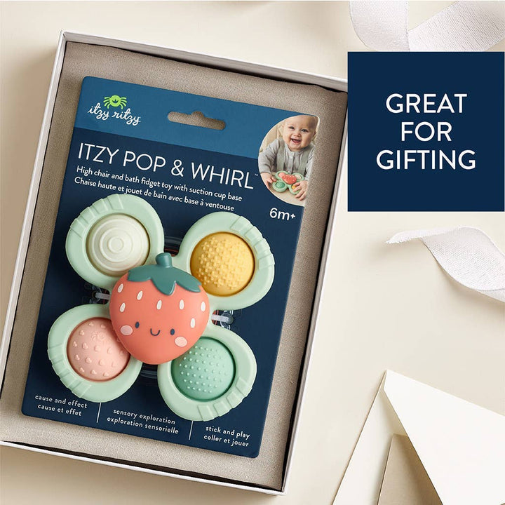Itzy Pop & Whirl™ - Bath + Travel Toy | Smile