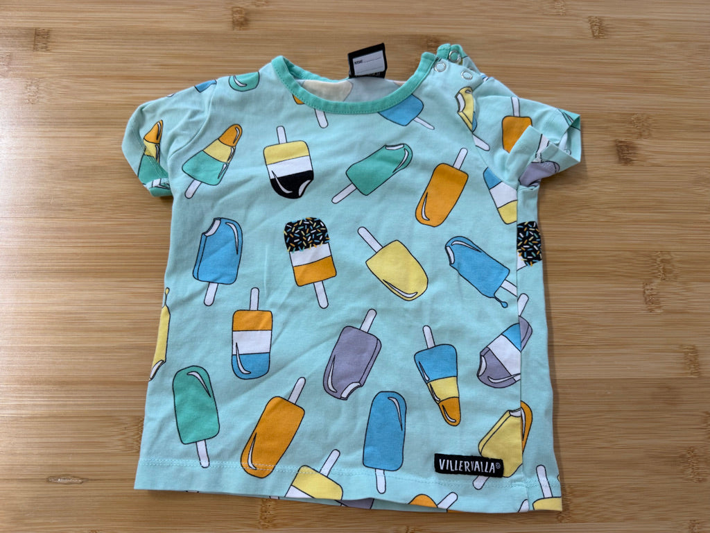 Villervalla Shirt – 80 (12M) | Green Popsicle