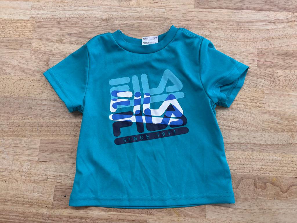 Fila 2T Teal  Shirt imperfect