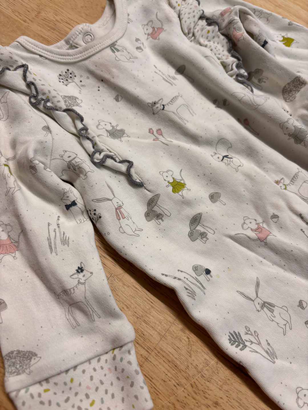 Pehr Mouse in Forest Romper 12-18M imperfect