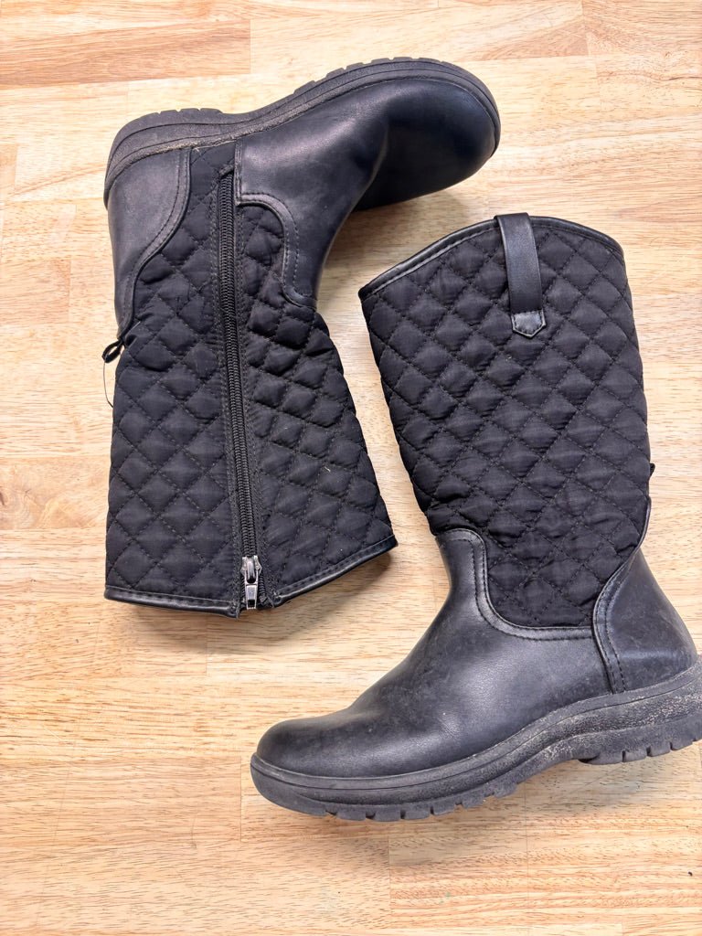 Quilted Tall Winter Boots – 1 - Nest and Sprout - Consignment