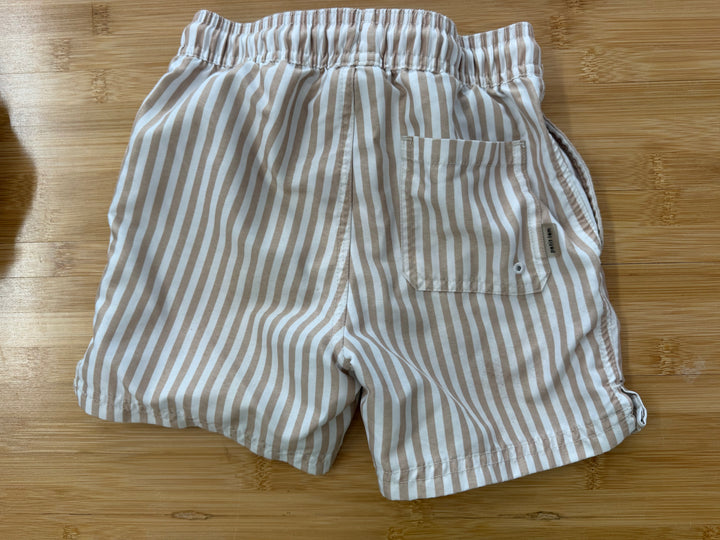 Petit Lem Vertical Stripe Swim Shorts – 4 | Beige