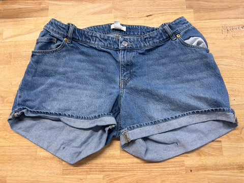 H&M Mama Maternity Denim Shorts Size XL