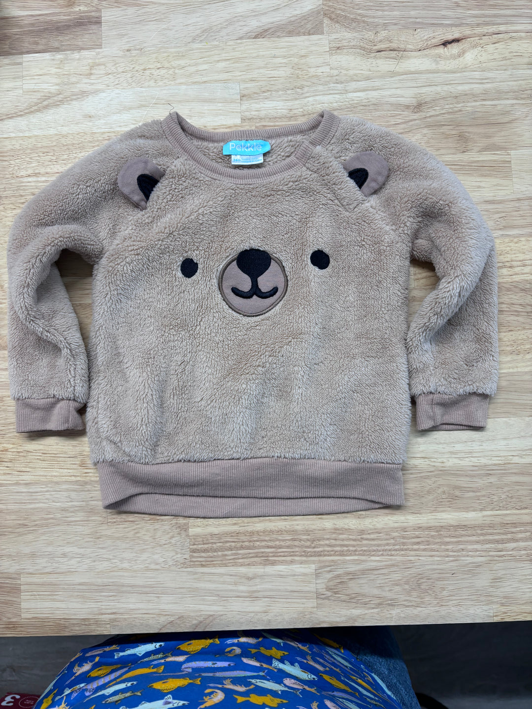 Pekkle Bear Sweatshirt - 24 Months