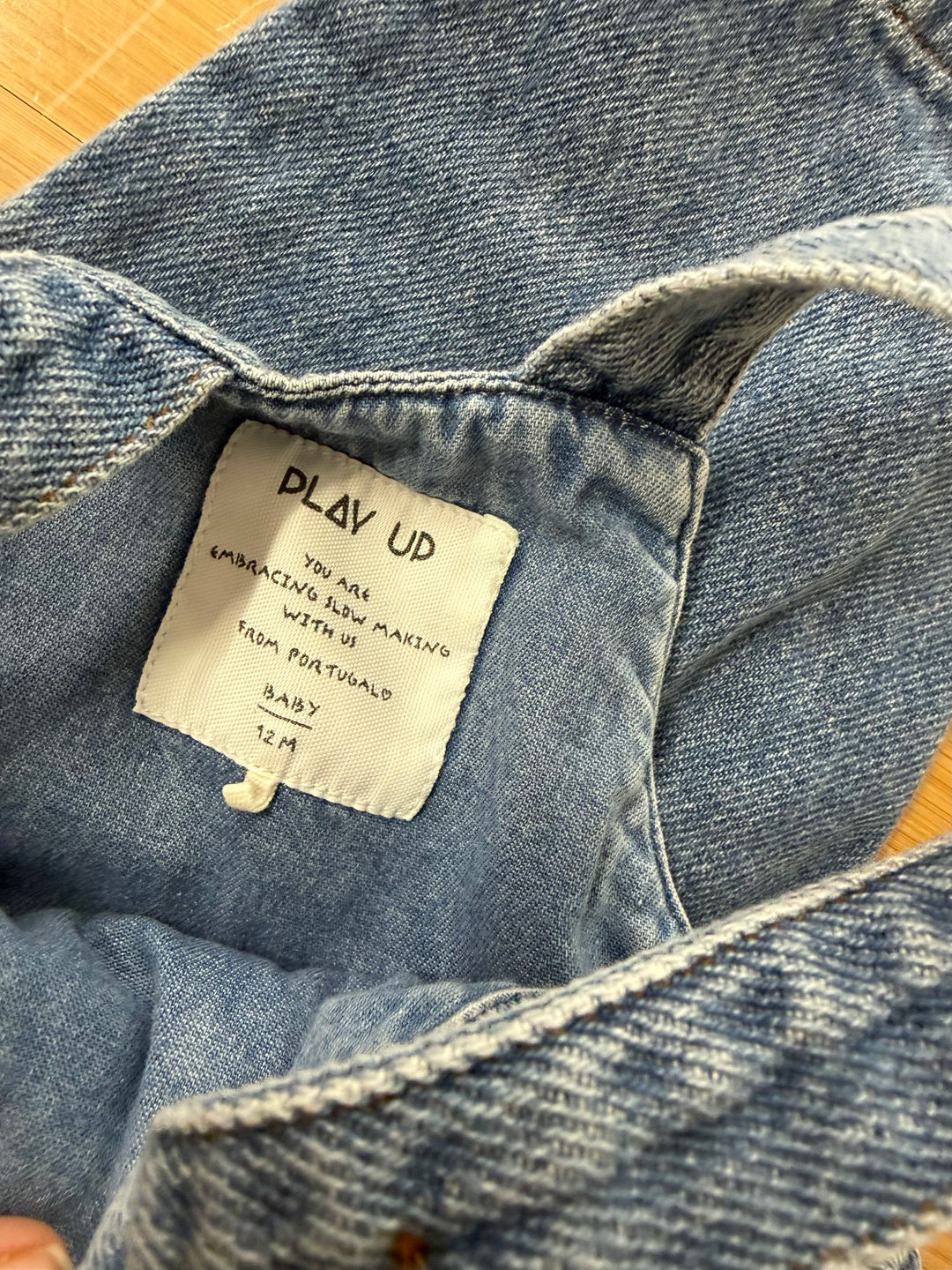 Play Up Button Overalls – 12 Months | Cotton Denim | Adjustable Straps