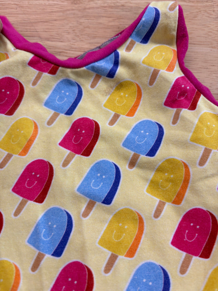 Prairie Bear Boutique 18M Handmade Romper – Popsicle Print
