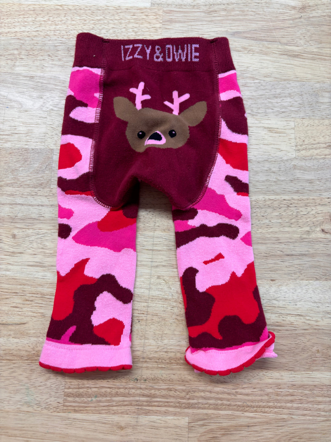 Izzie & Owie Footless Camo Tights 6-12M