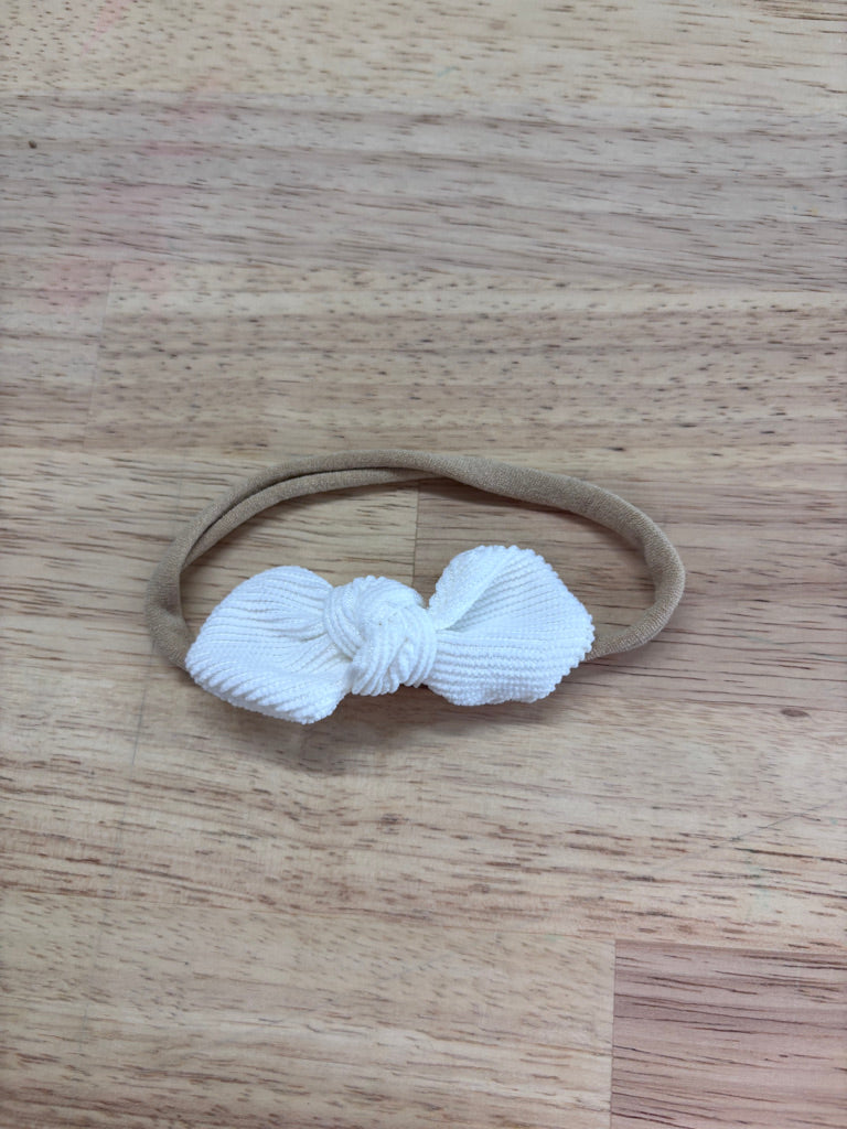 Headband with White Bow