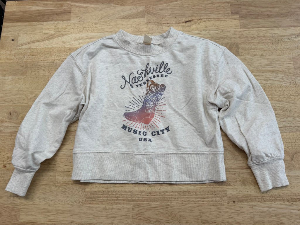 OshKosh Nashville Sweatshirt – 7 | Oatmeal - Nest and Sprout-Consignment