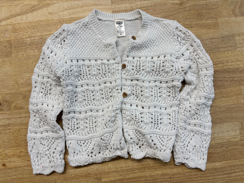 OshKosh Openwork Cardigan – 3T
