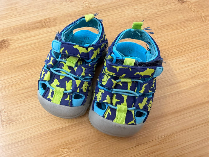 George Shark Print Sandals – 3