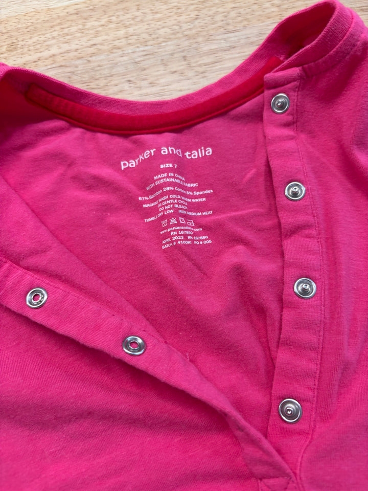 Parker & Talia Ultimate Comfort Playsuit 7 – Bright Pink