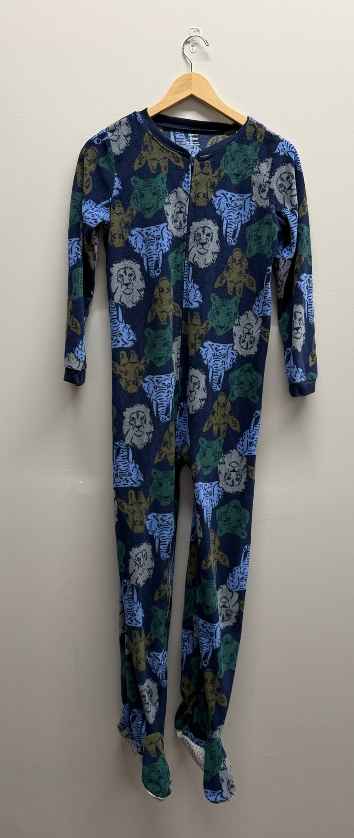 Carter's Safari Animals Navy Fleece Footed Sleeper – 14
