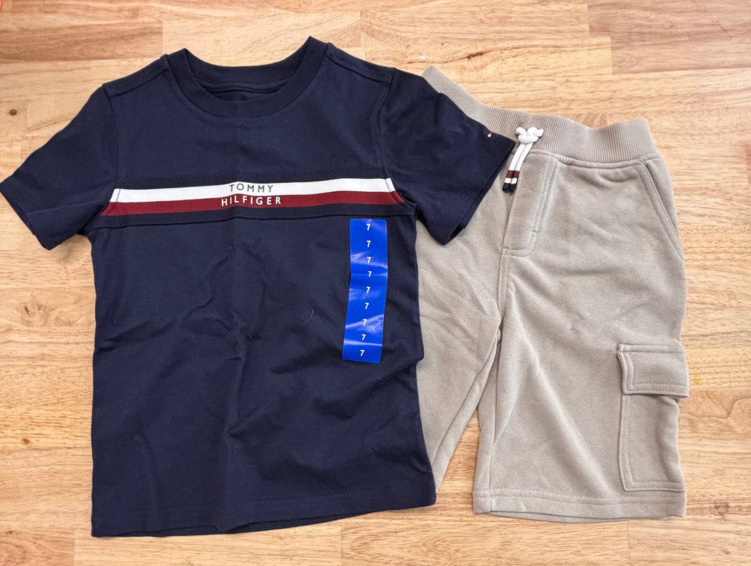 Tommy Hilfiger 2-Piece Set 7Y – Navy/Khaki
