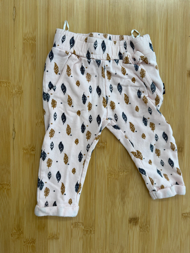 Dirkje Feathered Pants – 6M | Light Pink
