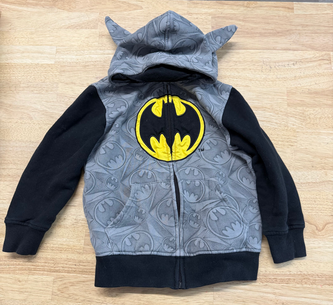 Batman Zip-Up Hoodie – XS (4–5Y)