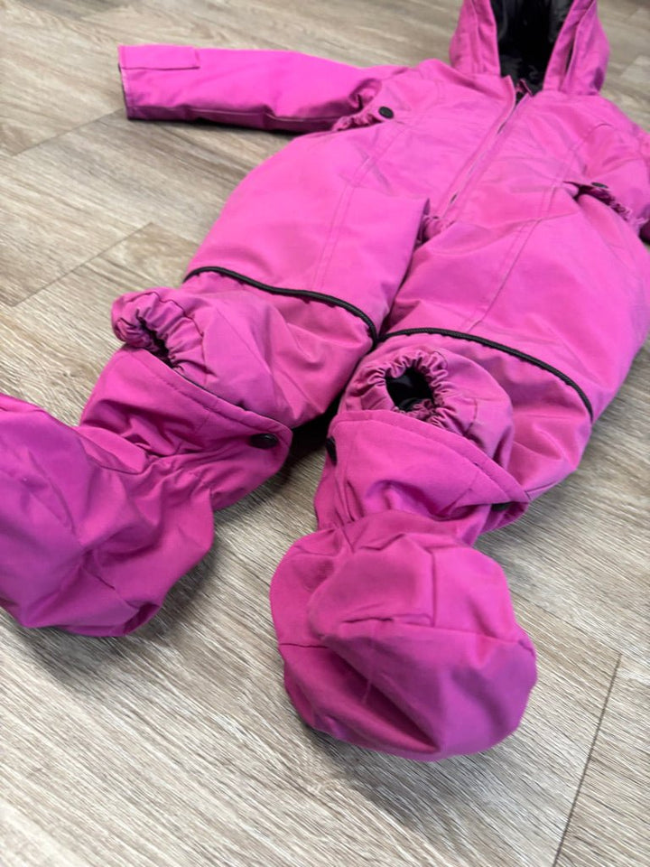 AlpineTek Light Purple Snowsuit Detachable Booties | Size 24M - Nest and Sprout-Consignment