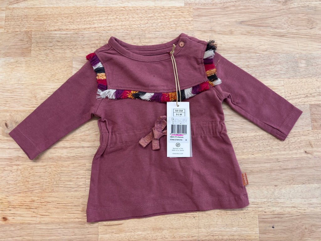 Noppies Dress 0 - 1M (50cm) - Long Sleeve NWT - Nest and Sprout - Consignment