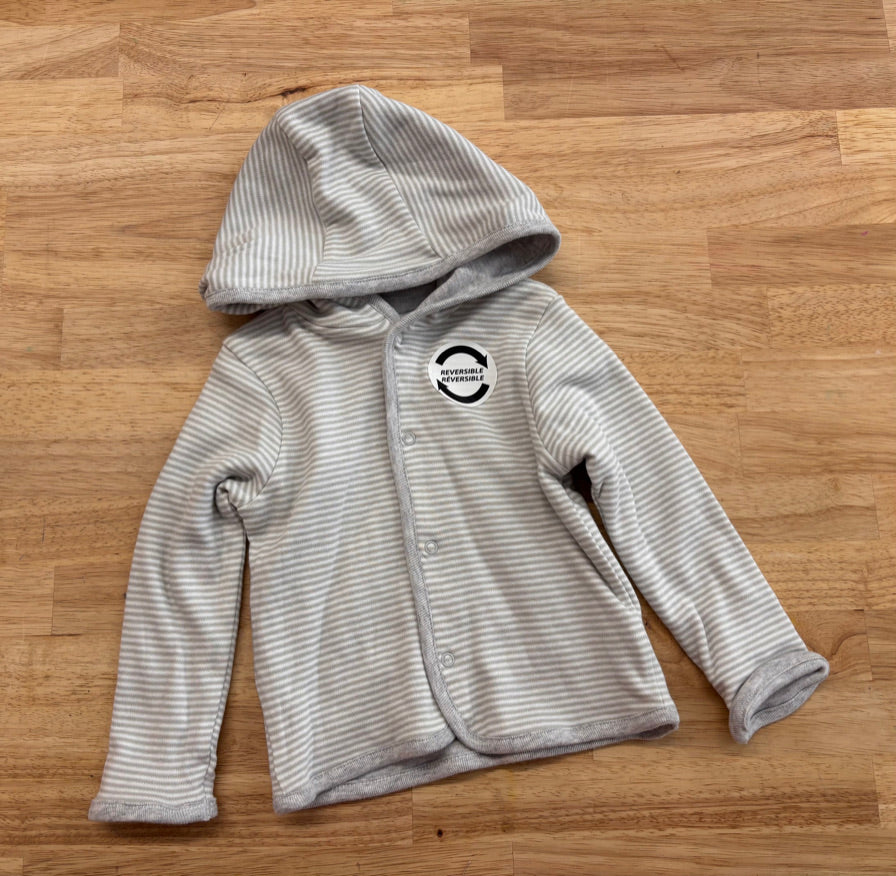 George 6-12 Months Reversible Button-Up Sweater (NWT)