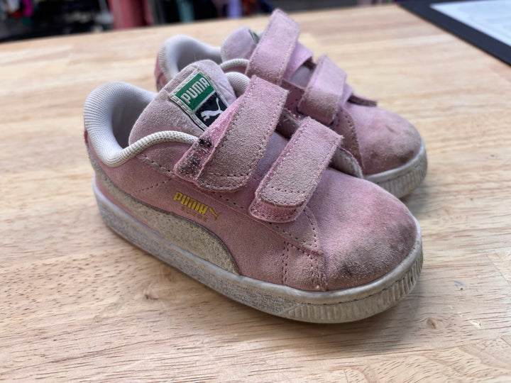 Puma Velour Style Sneakers, Size 8