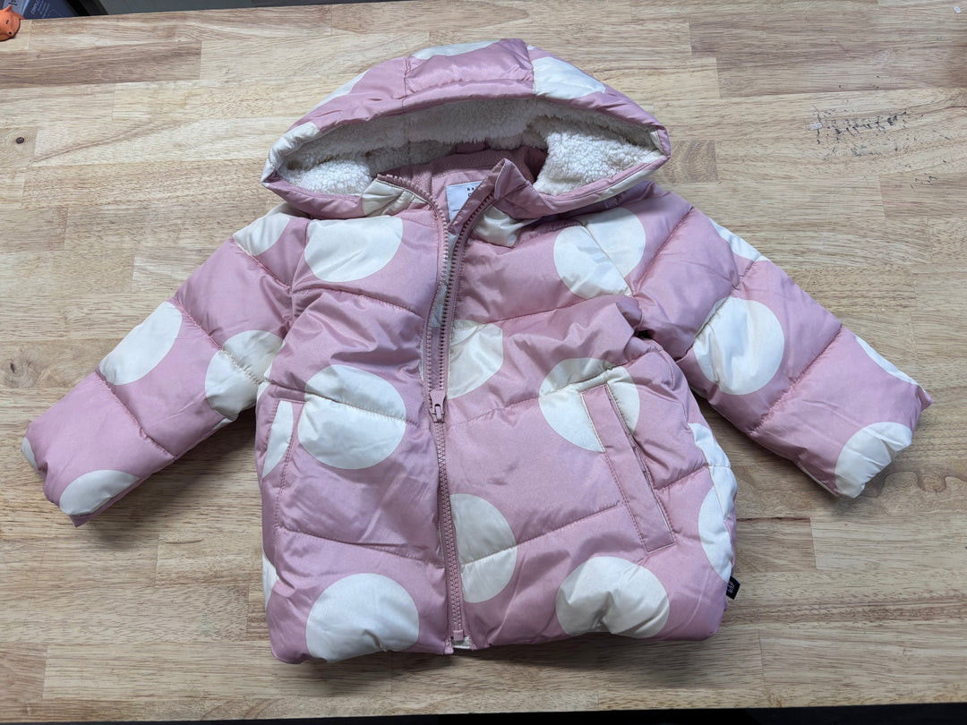 Gap Cold Control Max Pink Jacket 2Y