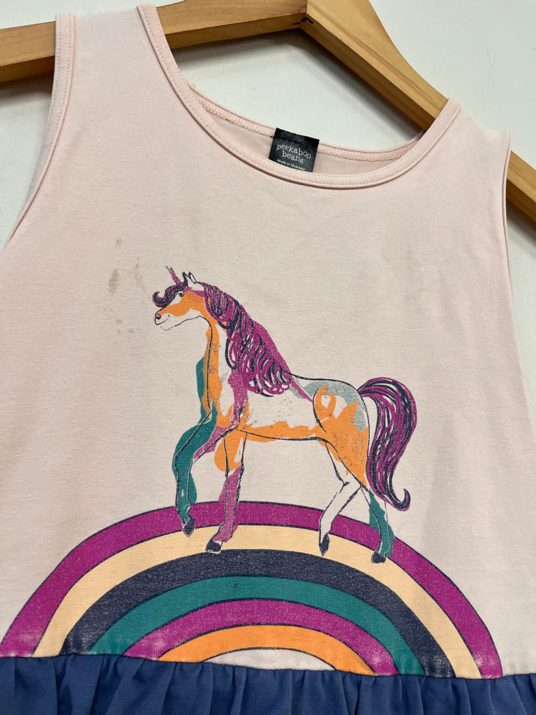 Peekaboo Beans Size 8 – Pink Pony Dress imperfect