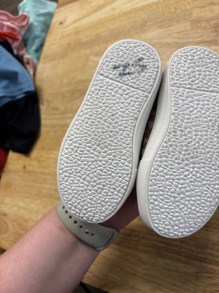 Michael Kors Gold Sneakers Elastic Laces | Size 5 - Nest and Sprout - Consignment