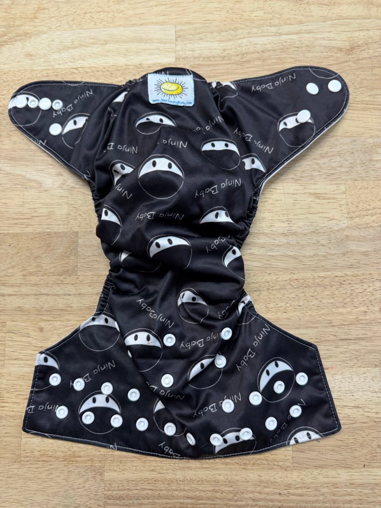 Ninja Baby Pocket Diaper – One Size | Play - Nest and Sprout - Consignment
