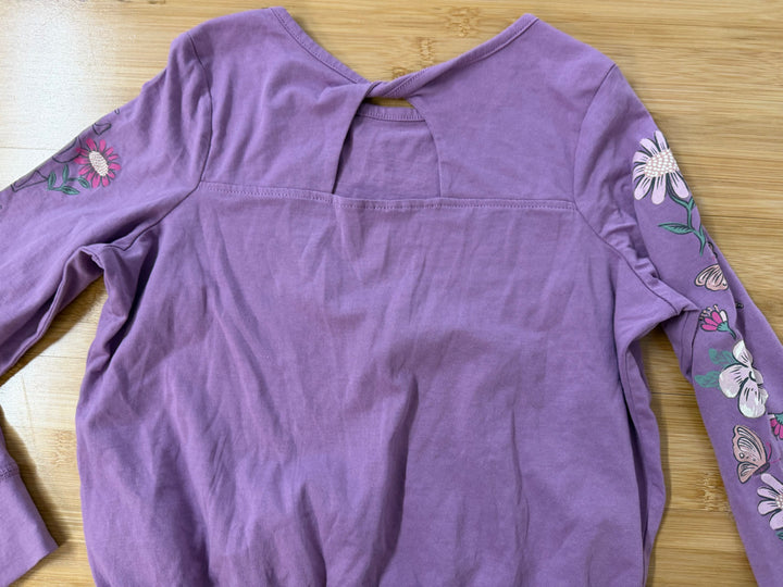 OshKosh Long Sleeve Top – 8 | Light Purple Butterfly Sleeve