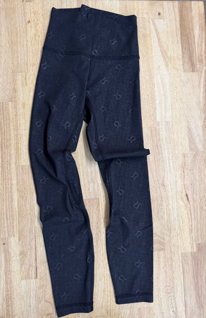 Lululemon Leggings – 2 (Youth 10–12Y) | Logo Print