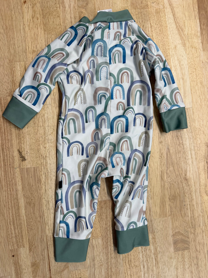 Honeysuckle Rainbow One-Piece – 6–12M | Green | Excellent