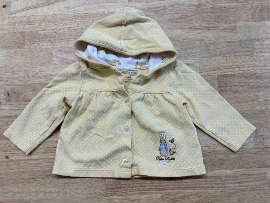 Peter Rabbit Hooded Cardigan – 6 - 9M - Nest and Sprout - Consignment