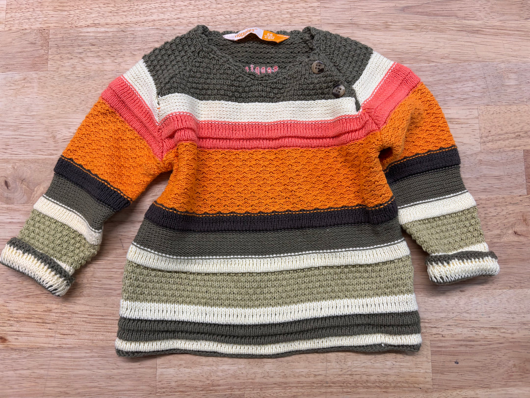 Noppies Sweater – 4-6M Stripe Knit